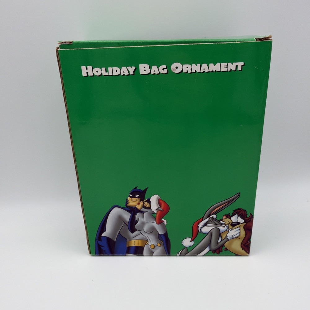 Vintage Warner Bros Store Looney Tunes Bugs Bunny Holiday Bag Christmas Ornament - Picture 8 of 8
